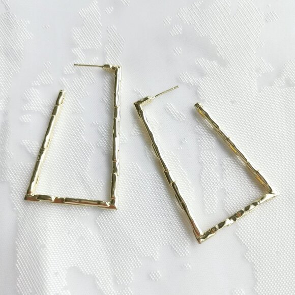 Alicia Bonnie Cora Gold Drop Earrings - Picture 3 of 3